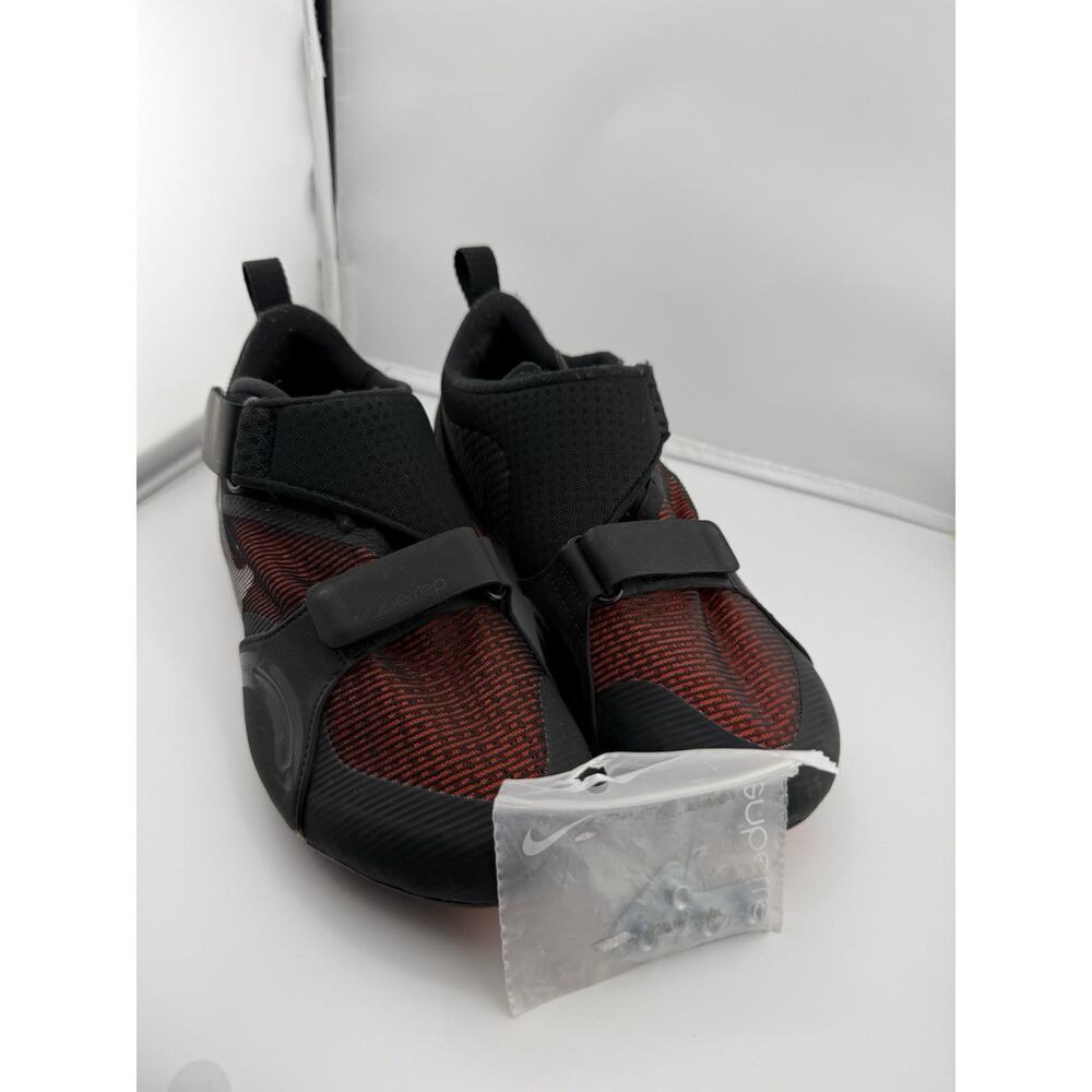 NWOB Nike SuperRep Cycle Black Hyper Crimson Cycling Men's 7.5